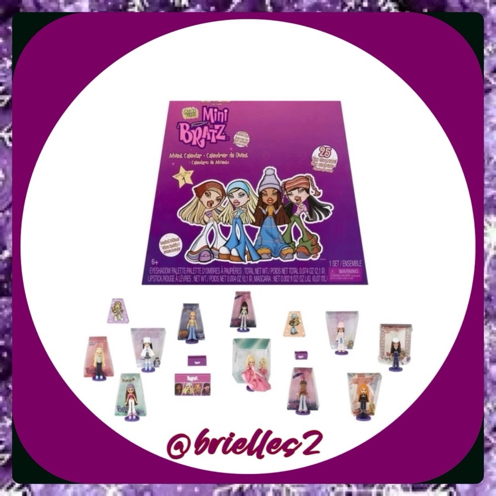 1 Rare Doll! 🌸 New MGA's Miniverse - Bratz Dolls Minis Advent Calendar, Purple